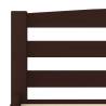 Durable Dark Brown Pinewood Bed Frame 160x200 cm - Modern Design