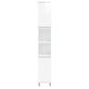 High Gloss White Bathroom Cabinet - 30x30x190 cm