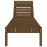 Sun Loungers 2 pcs Honey Brown | Solid Pine Wood Outdoor