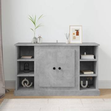 Concrete Grey Sideboard - Stylish Storage Solution