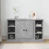 Sideboard Concrete Grey 100x35.5x60 cm Engineered Wood Colour concrete grey Quantity in Package 1 