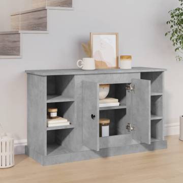 Concrete Grey Sideboard - Stylish Storage Solution