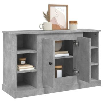 Concrete Grey Sideboard - Stylish Storage Solution