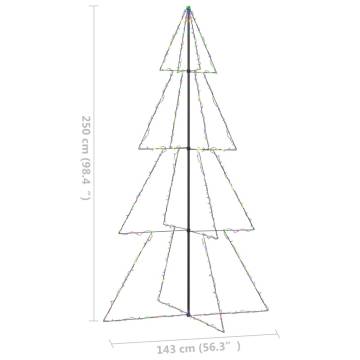 Christmas Cone Tree 360 LEDs - Indoor & Outdoor Decoration