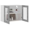 Hanging Glass Cabinet - Concrete Grey - 80x31x60 cm | HipoMarket