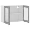 Hanging Glass Cabinet - Concrete Grey - 80x31x60 cm | HipoMarket