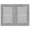 Hanging Glass Cabinet - Concrete Grey - 80x31x60 cm | HipoMarket