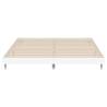 White King Size Bed Frame 150x200 cm | Durable Engineered Wood