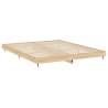 Sonoma Oak Bed Frame 200x200 cm | Durable Engineered Wood