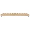 Sonoma Oak Bed Frame 200x200 cm | Durable Engineered Wood