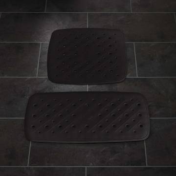 RIDDER Non-Slip Bath Mat Promo Black | Safety & Comfort