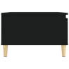 Elegant Black Coffee Table 55x55 cm - Engineered Wood