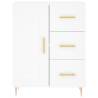 Stylish Highboard White 69.5x34x180 cm - Durable & Elegant