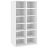 Shoe Rack White 54x34x100.5 cm | Stylish & Durable Storage