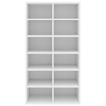 Shoe Rack White 54x34x100.5 cm | Stylish & Durable Storage