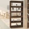 Book Cabinet/Room Divider Brown Oak 80x30x166 cm Engineered Wood Colour brown oak Quantity in Package 1 