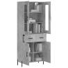 Highboard Concrete Grey - Stylish Storage Solution | Hipomarket