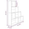 Book Cabinet Smoked Oak 155x24x160 cm | Stylish Storage Solution