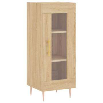 Stylish Highboard Sonoma Oak - 34.5x34x180 cm | Hipo Market