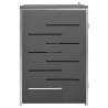 Durable Stainless Steel Wheelie Bin Shed | 69x77.5x112.5 cm