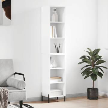 Highboard White - Stylish & Durable 34.5x32.5x180 cm