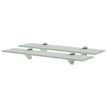 Stylish Floating Shelves - 2 pcs Glass 50x10 cm | HipoMarket