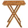 Folding Garden Table - Solid Acacia Wood | HipoMarket