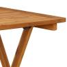 Folding Garden Table - Solid Acacia Wood | HipoMarket