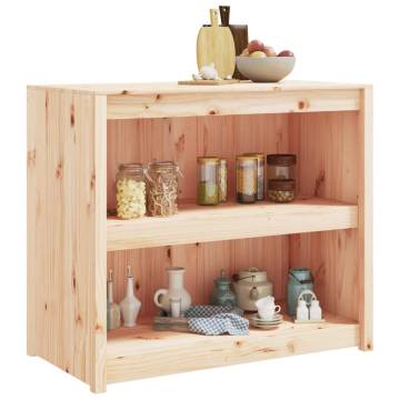 Outdoor Kitchen Cabinet - Solid Pine Wood | HipoMarket UK