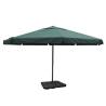 Green Aluminium Umbrella with Portable Base - Hipomarket