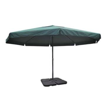 Green Aluminium Umbrella with Portable Base - Hipomarket