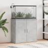 Aquarium Stand Concrete Grey 81x36x73 cm Engineered Wood Colour concrete grey Size 81 x 36 x 73 cm 