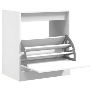 Shoe Cabinet White 60x42x69 cm | Organised Storage Solution