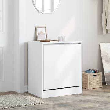 Shoe Cabinet White 60x42x69 cm | Organised Storage Solution