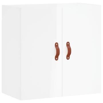 Wall Cabinet High Gloss White 60x31x60 cm | HipoMarket