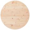 Round Solid Wood Pine Table Top Ø90x3 cm - HipoMarket