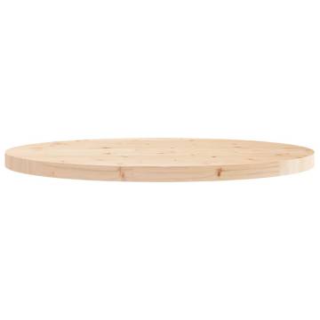 Round Solid Wood Pine Table Top Ø90x3 cm - HipoMarket