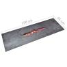 Kitchen Carpet Washable Pepper 45x150 cm - Stylish Floor Mat