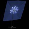 LED Cantilever Umbrella - Azure Blue 400x300 cm | HipoMarket UK