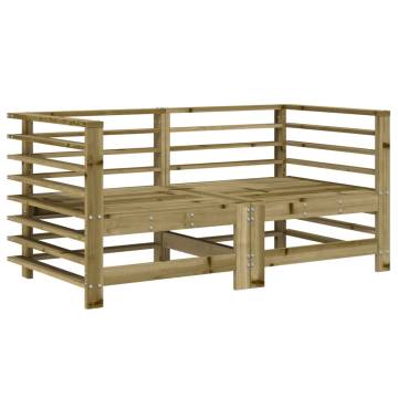 6 Piece Garden Lounge Set - Impregnated Pine Wood