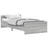 Bed Frame Grey Sonoma 100x200 cm - Durable & Stylish