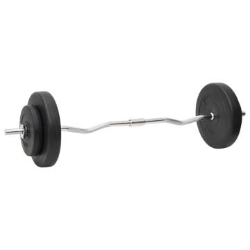 Barbell and Dumbbell Set with Plates 60 kg - Versatile Training