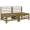 6 Piece Garden Lounge Set - Impregnated Pine Wood