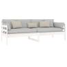 Day Bed White Solid Wood Pine 80x200 cm | HipoMarket