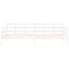 Day Bed White Solid Wood Pine 80x200 cm | HipoMarket