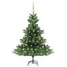 Nordmann Fir Artificial Christmas Tree LED&Ball Set Green 120cm Colour rose Size 120 x 96 cm Quantity in Package 1 Number of Branch Tips 