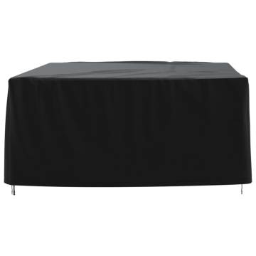 Garden Furniture Cover Black 315x180x74 cm - 420D Oxford