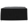 Garden Furniture Cover Black 315x180x74 cm - 420D Oxford