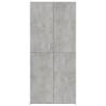 Shoe Cabinet Concrete Grey - 80x39x178 cm | Hipomarket