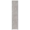 Shoe Cabinet Concrete Grey - 80x39x178 cm | Hipomarket